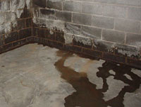 Basement Repair How Where Basements Leak In Ohio Sources Of Water Flooding Into A Steubenville Through The Wall Floor Joint