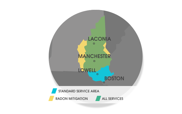 Erickson Foundation Supportworks service area