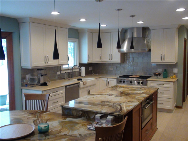 Cabinet refacing & installation in Downers Grove custom kitchen design in Downers Grove, IL