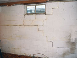 Buckling Foundation Walls Basement Foundation Wall Bending Inwards
