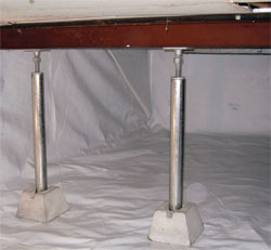 Crawl Space Jack Systems Crawl Space Jacks for Sagging Crawl Spaces