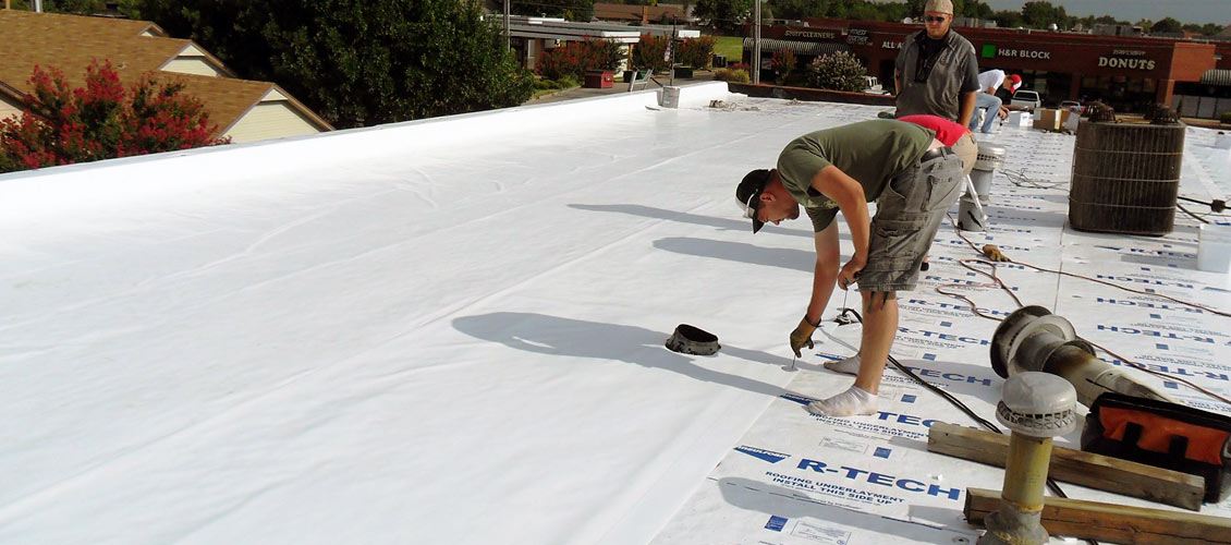 Commercial Roofing services by Cobar Roofing & Construction serving Greater OK City and Dallas Ft Worth