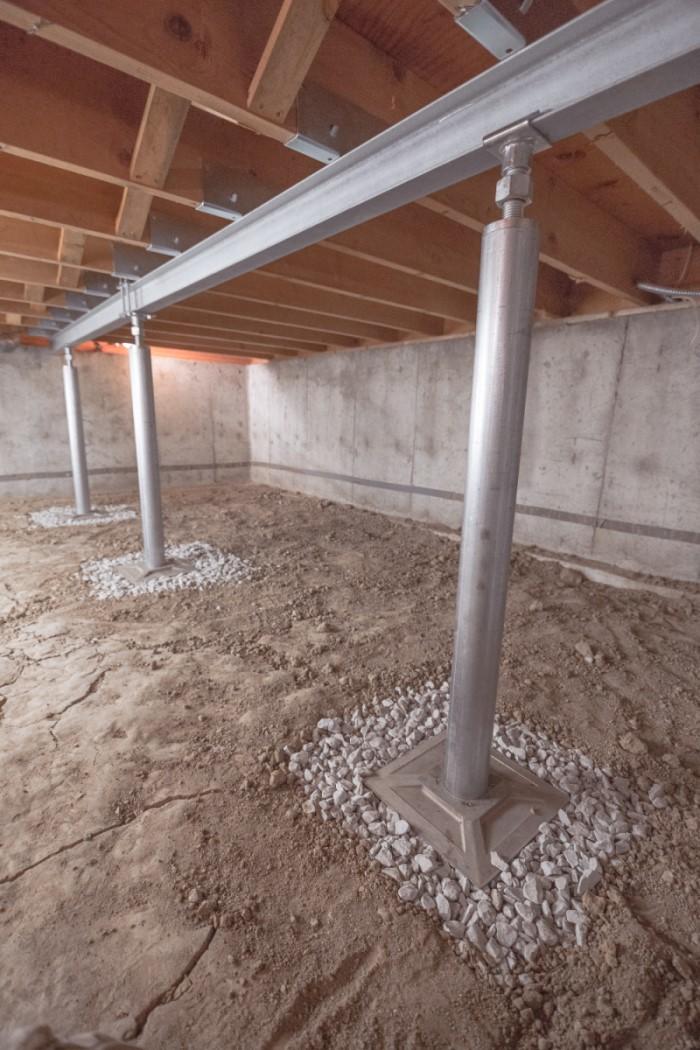 Crawl Space Support Posts In Portland Oregon And Washington