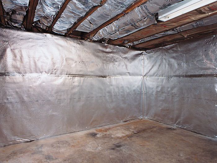 install radiant vapor barrier wall 04lg