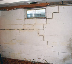 walls bowing foundation cracks repair sinking basement block crack damage cracked eventually floors lead