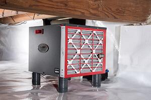 Crawl Space Moisture Control Dehumidification