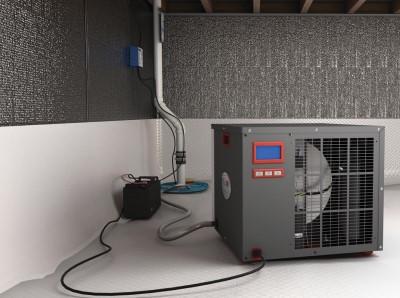 crawl dehumidifier sedona space sanidry spaces encapsulation humidity helps control system