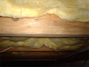 Sagging Basement Ceiling Insulation Fiberglass Insulation