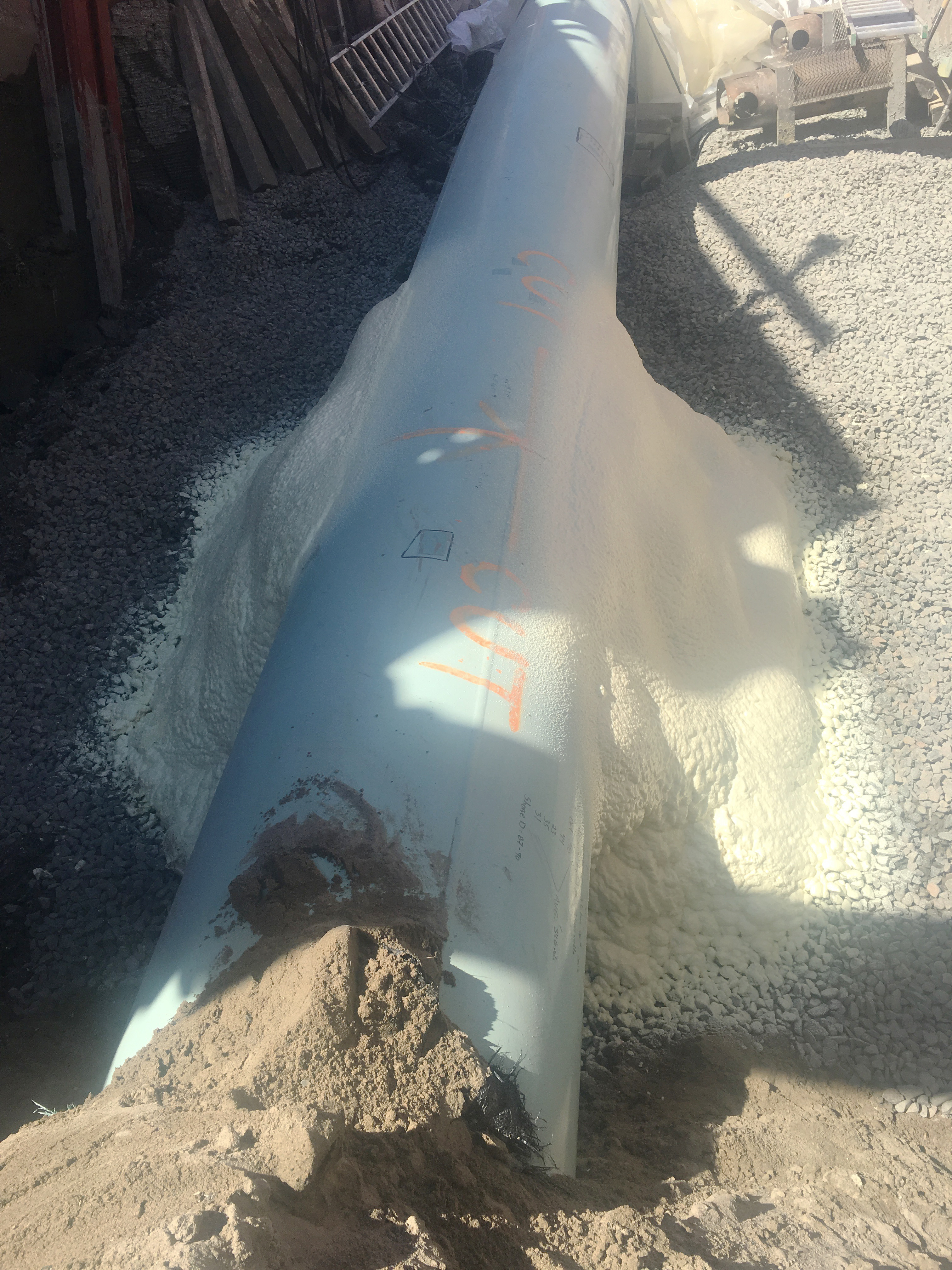 Spray Foam Trench Breakers Toronto, Markham Pipeline Trench Breaker