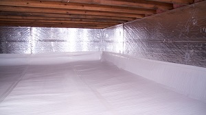 crawl space walls insulated