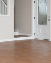 Wood-style plank flooring sometimes require a cement self-leveling compound to ensure a flat, level subsurface.