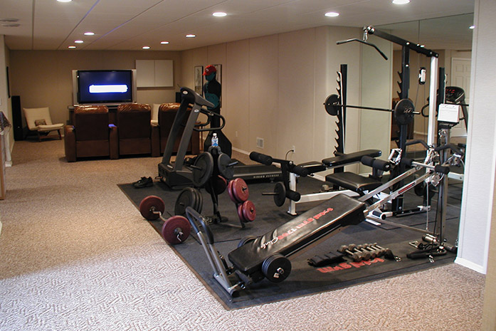 Basement Home Gym Ideas Designs Total Basement Finishing