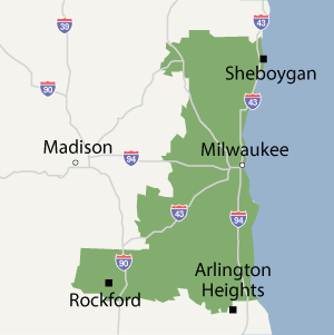 Our Wisconsin Service Area Our Wisconsin Service Area