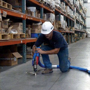 Warehouse floor lifting with PolyRenewal®