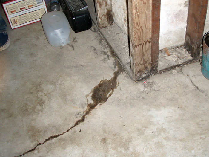 Basement Floor Crack Repair Repairing Leaking Cracks In Concrete