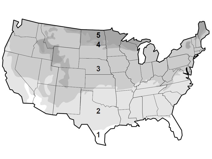 insulation zone map lg