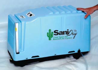 crawl space dehumidifier sanidry vented relative humidity csb