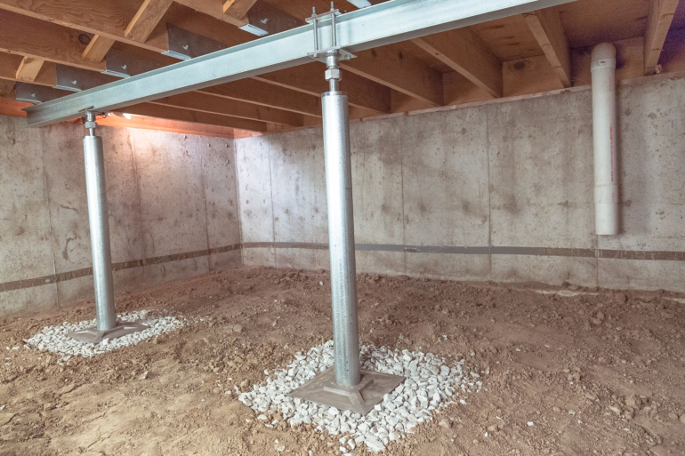 Crawl Space Joist Repair By Greater Pittsburgh Foundation