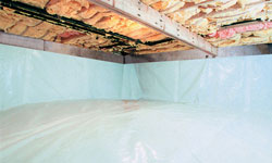 Steps To Install A Crawl E Vapor Barrier In Colorado New Encapsulated Crawl E With Vapor Barrier And Vent Covers In Espanola