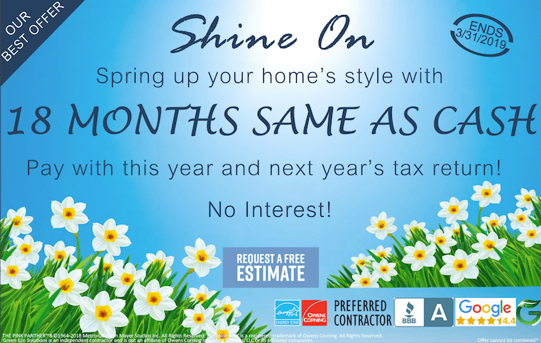 Spring Savings - Window & Shingle Trade In