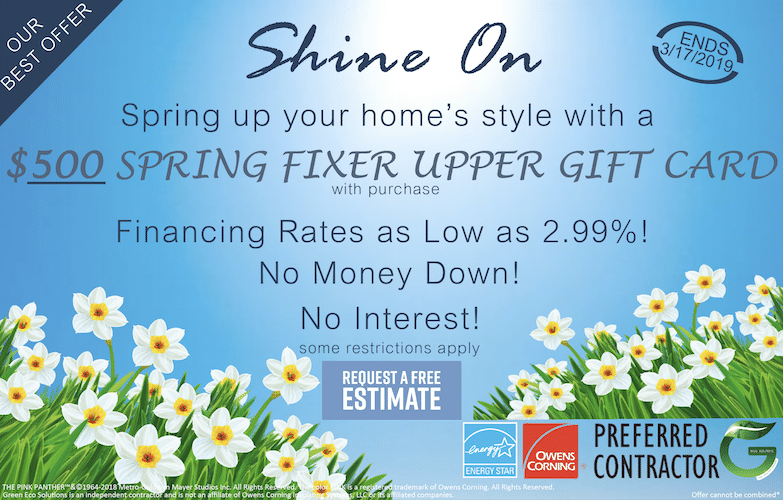 Spring Savings - Window & Shingle Trade In